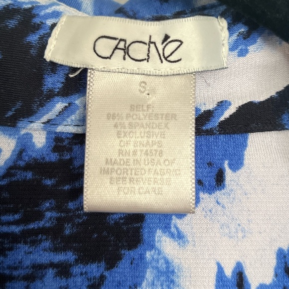 Cache Button Collared Top - Picture 2 of 5